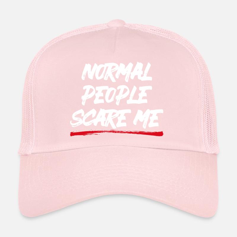 Normale Menschen machen mir Angst - Psych Design Trucker Cap