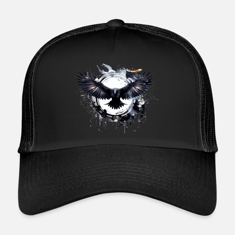Rabe - Trucker Cap - Schwarz/Schwarz