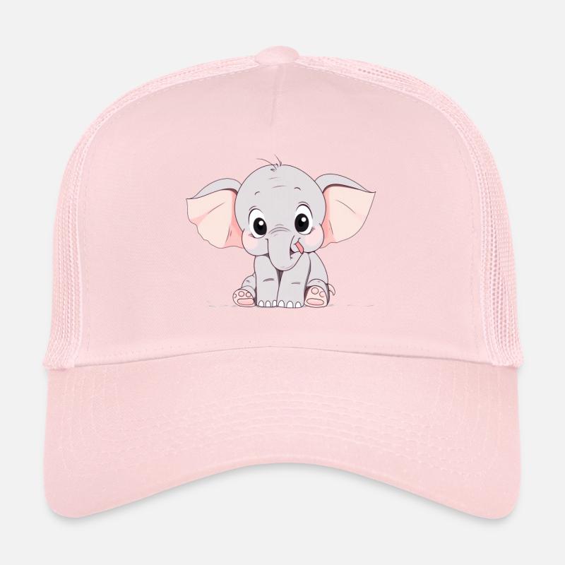 Mignon petit éléphant Casquette trucker 