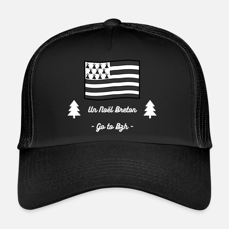 Fêtes Bretonnes Monochromes Casquette trucker 