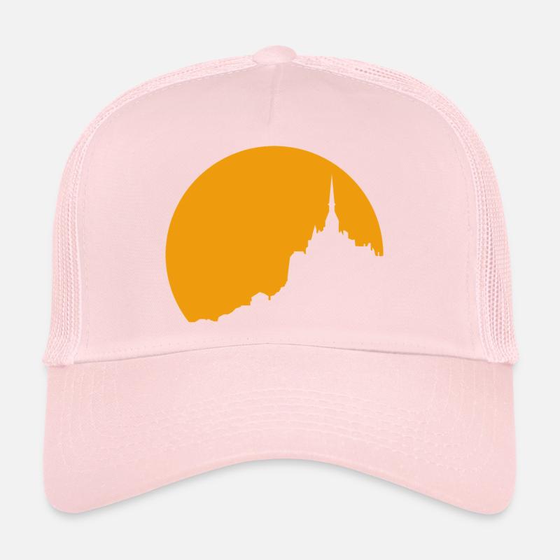 Mont Saint Michel sunset Trucker Cap