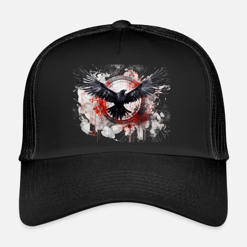 Rabe - Trucker Cap - Schwarz/Schwarz