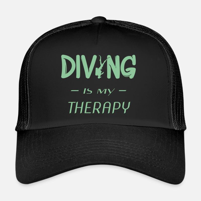 diving is my therapy Trucker Cap