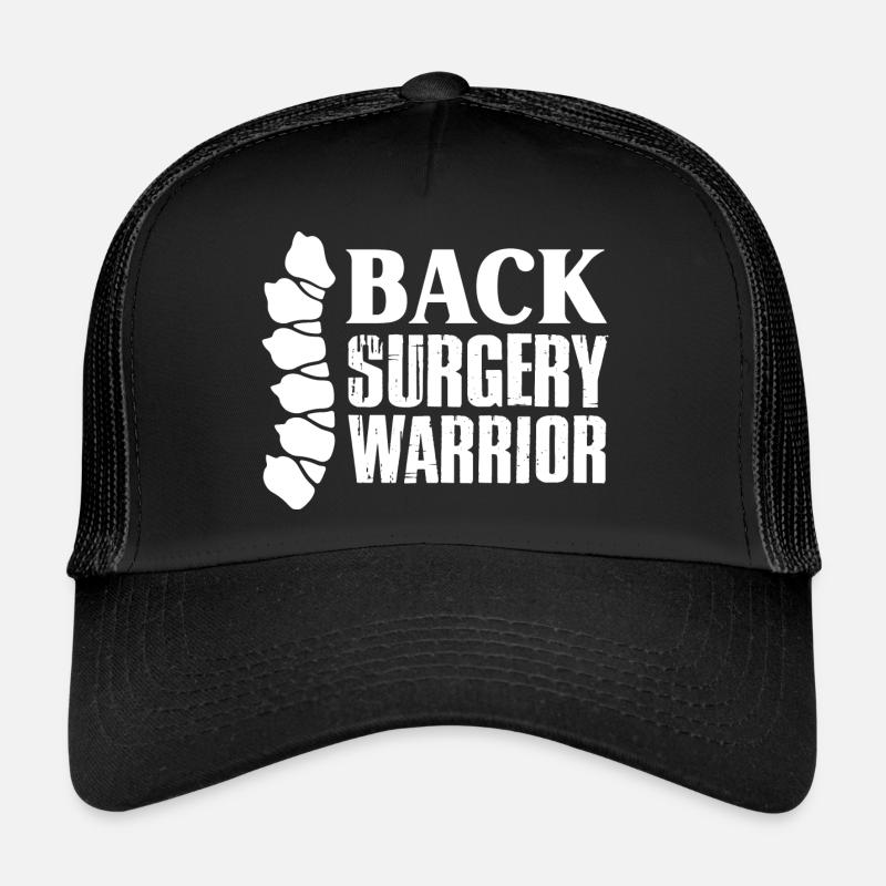 Back Surgery Warrior Scoliosis Spinal Fusion Trucker Cap