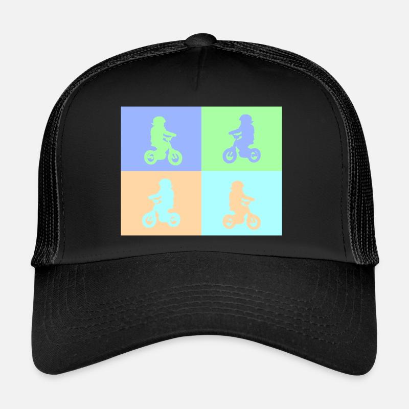 Junior Biker Pop Art pastel Trucker Cap