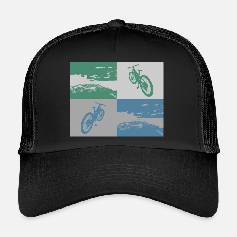 MTB Pop Art metallic - Trucker Cap - black/black