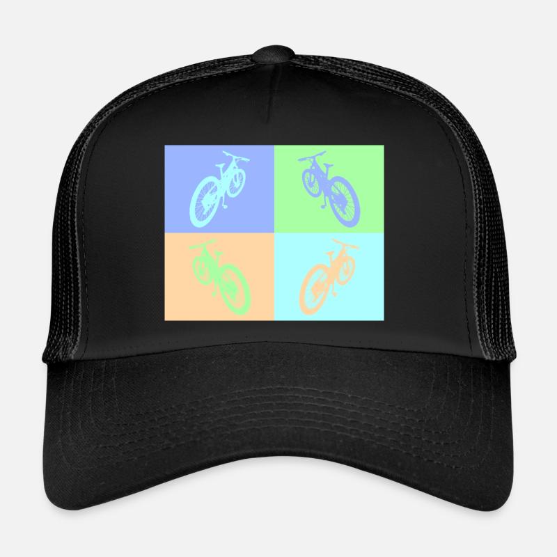 VTT Pop Art pastel Casquette trucker 