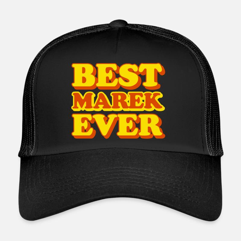 Marek Prénom Drôle Cadeau Casquette trucker 