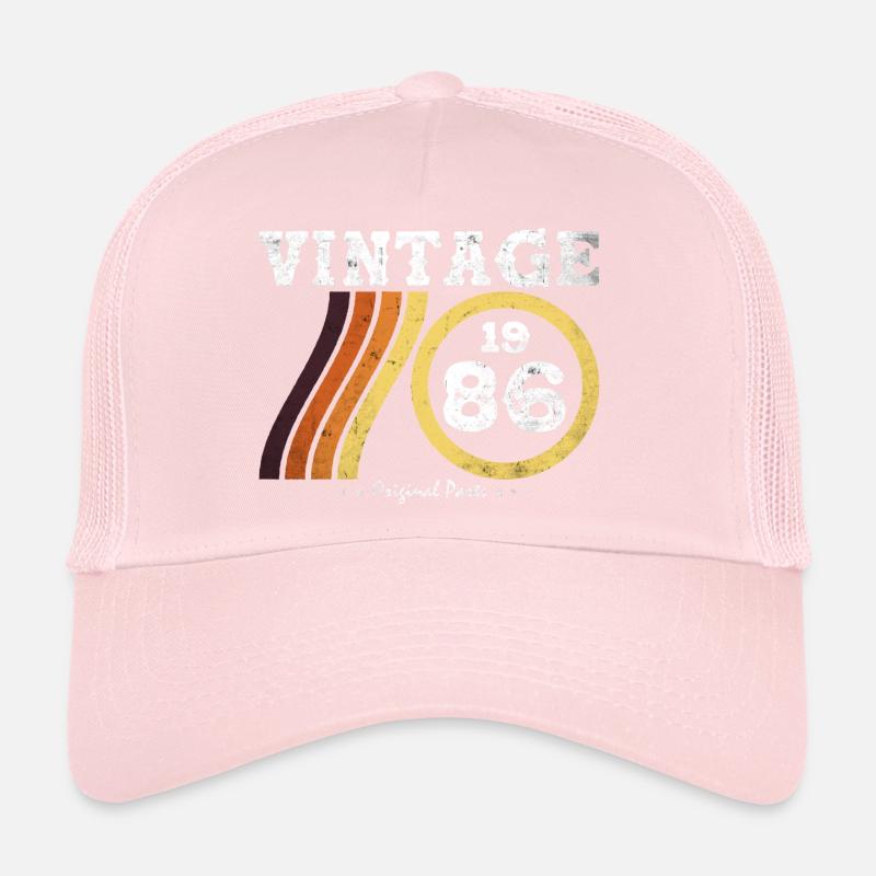 Classique Édition Limitée Vintage 1986 Rétro 38 Casquette trucker 