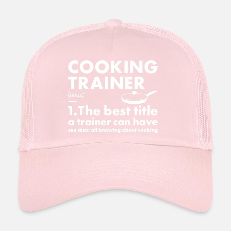 Cook Trainer Définition Cuisine Casquette trucker 