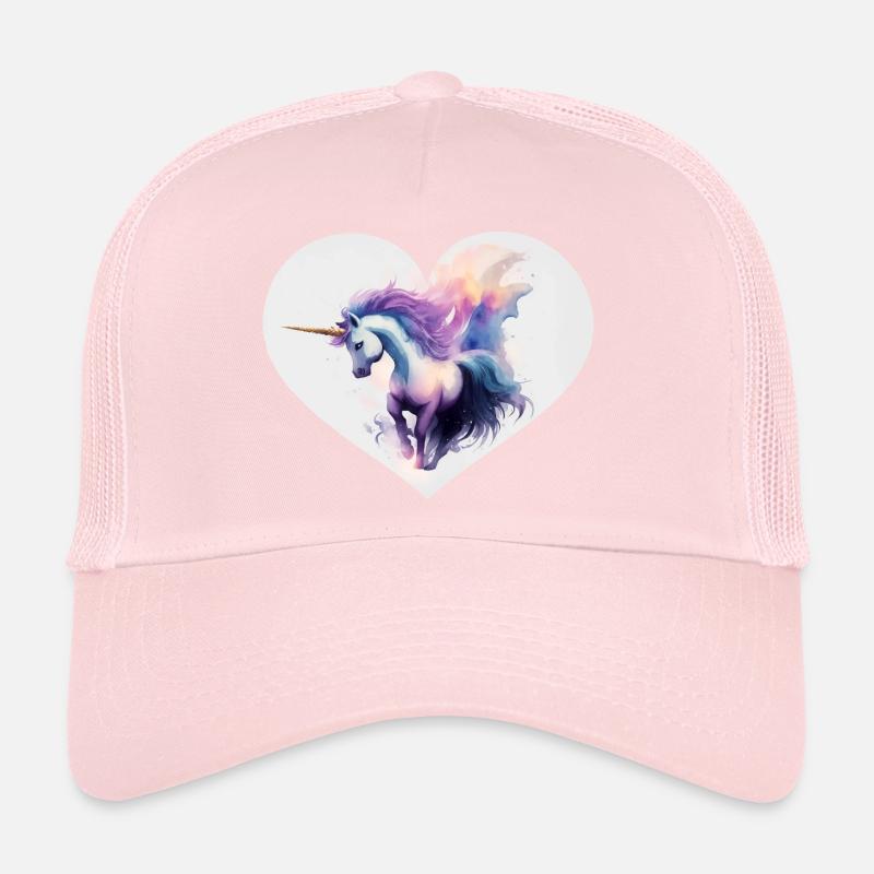 Coeur de licorne Casquette trucker 