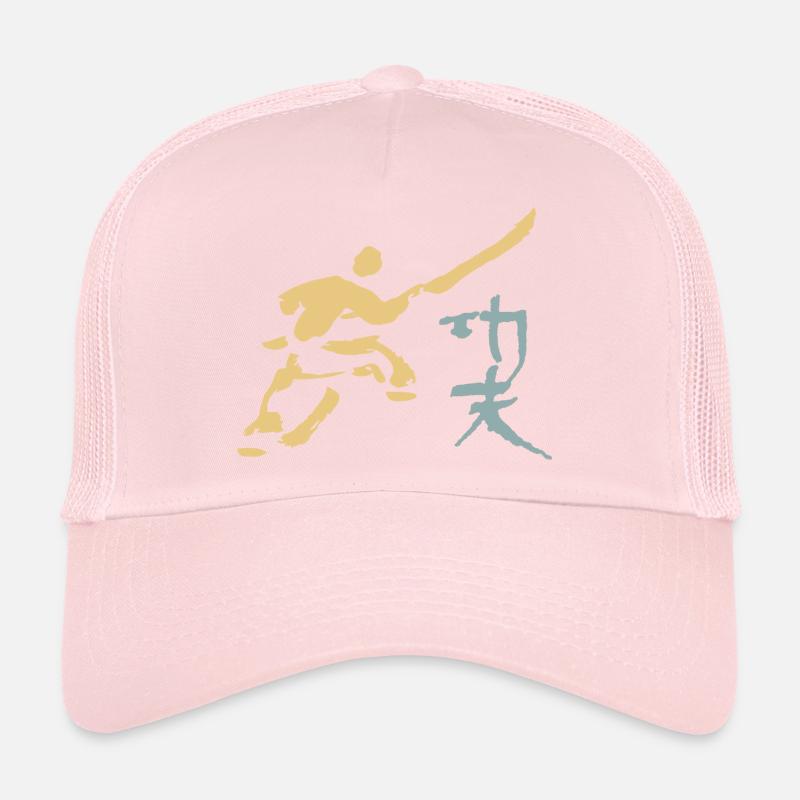 Kungfu - Shaolin Mönch mit Hellbarde Trucker Cap