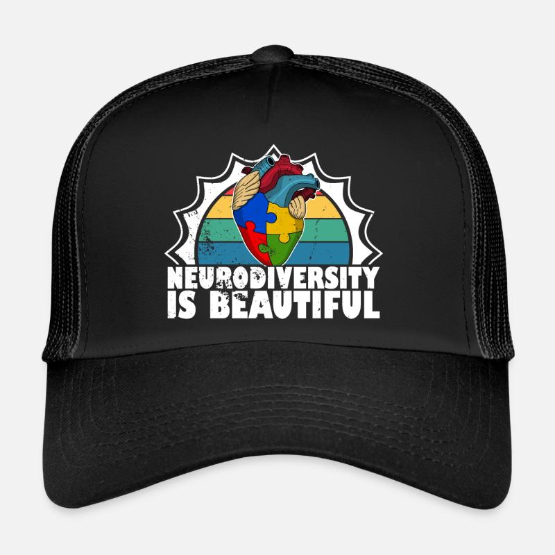 Neurodiversity is beautiful Autismus-Puzzleteil Trucker Cap
