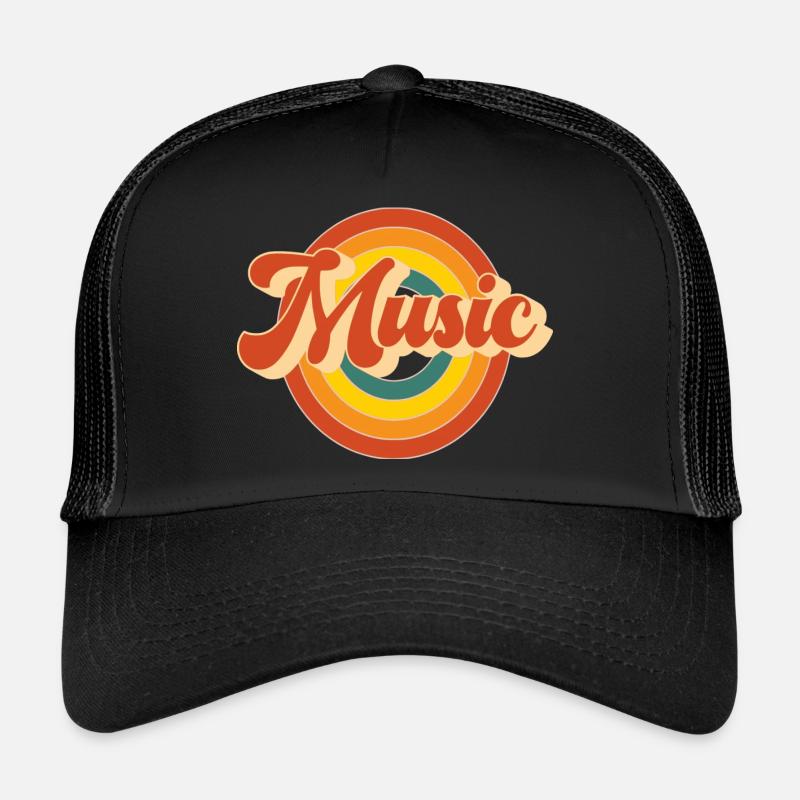 Music - Trucker Cap - black/black