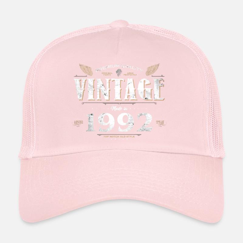 32 ans Millésime 1992 Edition Limitée 32ème Casquette trucker 