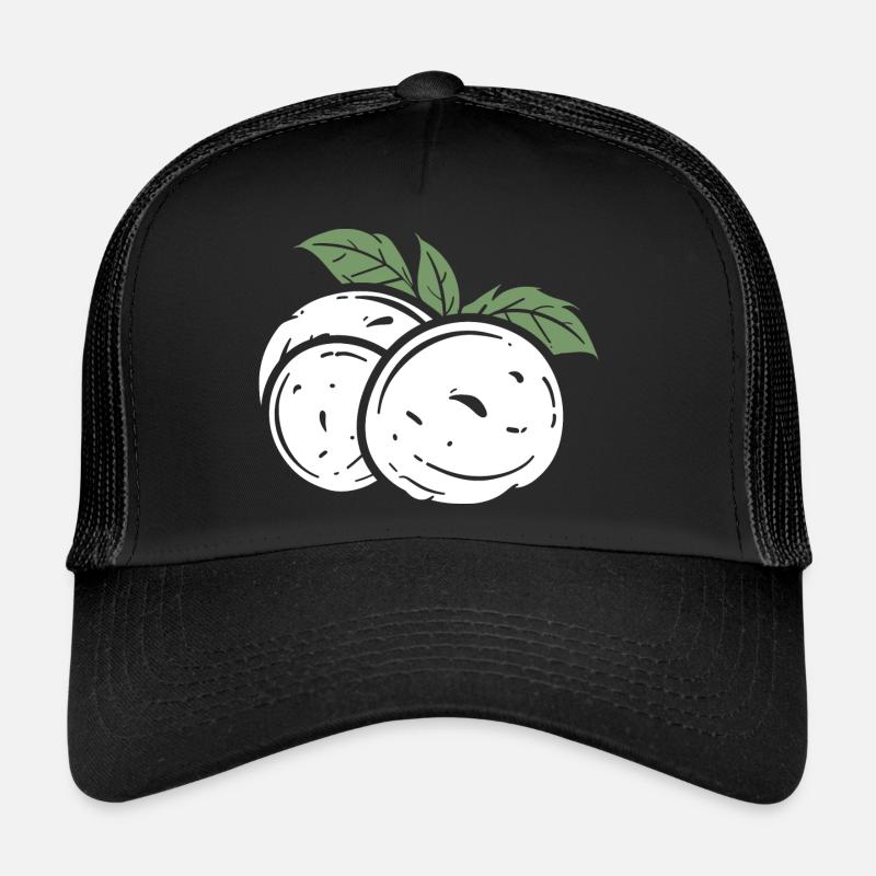 mozzarella - Casquette trucker  - noir/noir