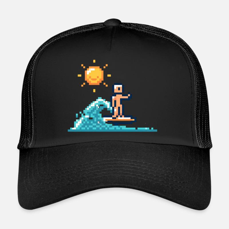 Pixel Surfer Casquette trucker 