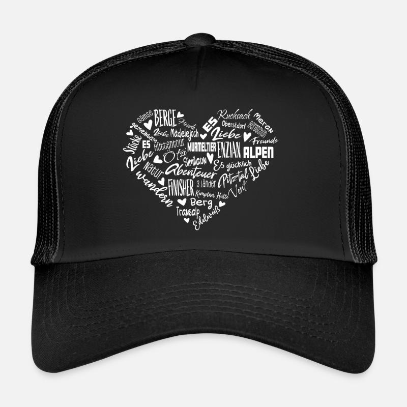 Alpenüberquerung E5 Herz Oberstdorf Meran Trucker Cap