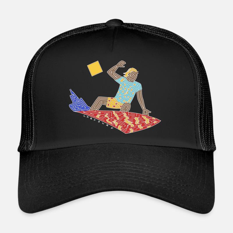 Labyrinthe Surfeur Casquette trucker 