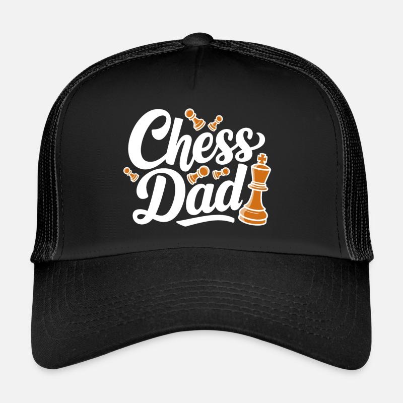 Chess Dad Chess Saying Quote Trucker Cap