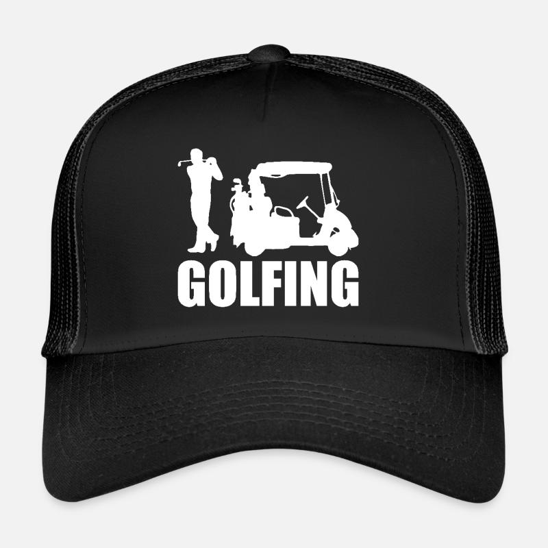 Golf Golf Dicton Golfeur Casquette trucker 