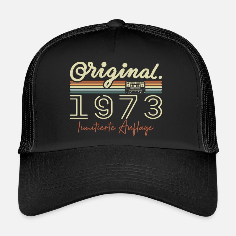 Original 1973 Millésime 1973 Anniversaire Rétro 1973 Casquette trucker 