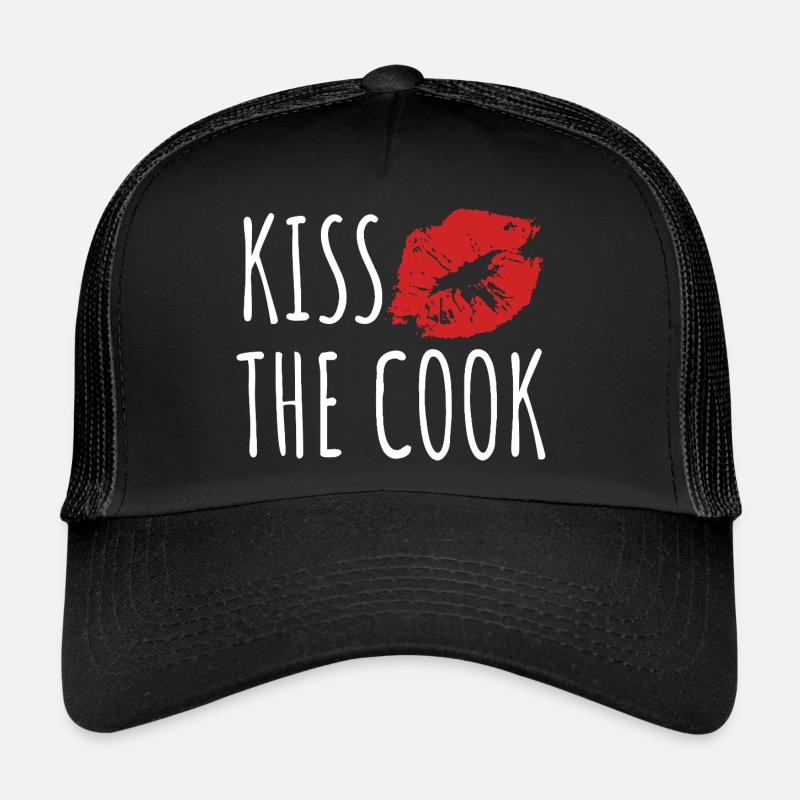 Kiss the cook - kochen - Spruch Trucker Cap