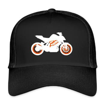 Motorcycle Biker Passion Motorcycle - Trucker Cap - black/black - Front