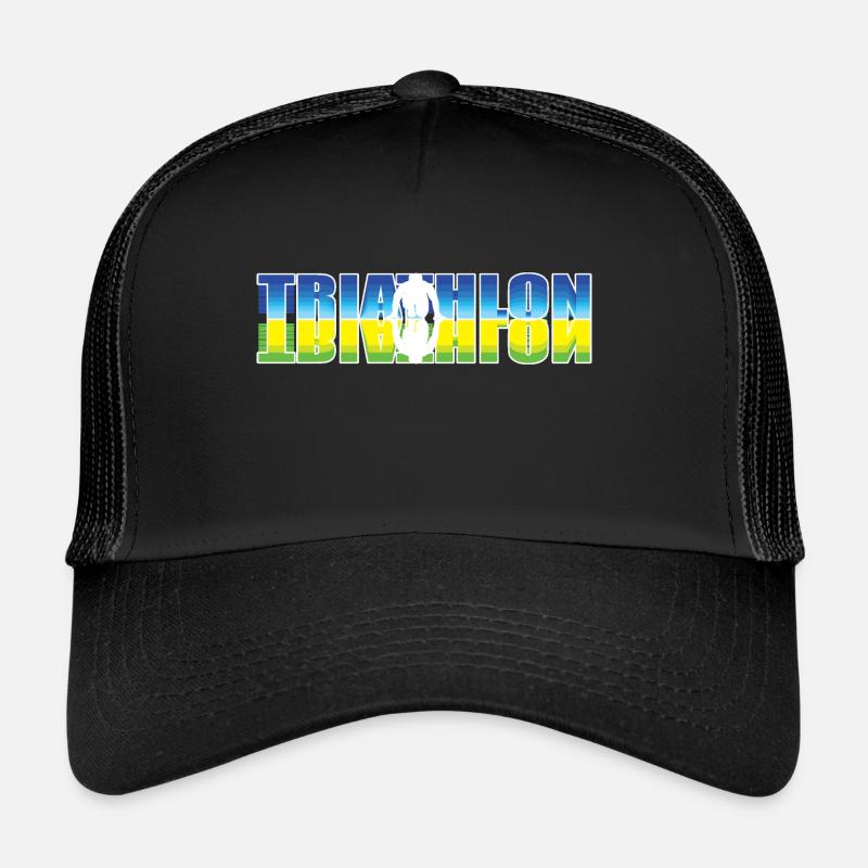 Triathlon - Casquette trucker  - noir/noir