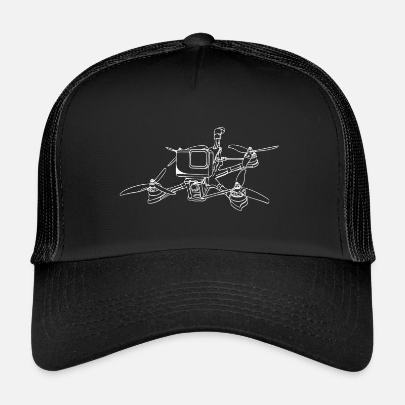 FPV Drone - Trucker Cap - black/black
