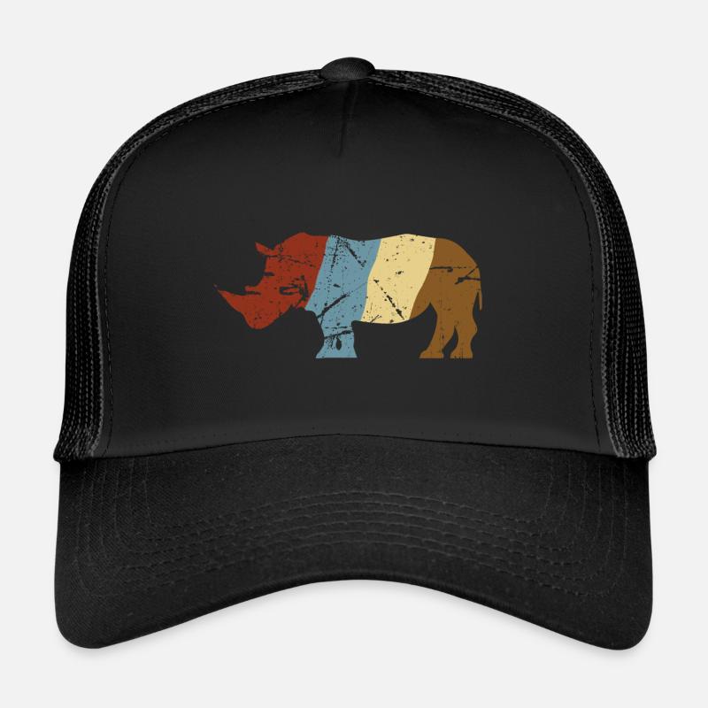 Nashorn - Trucker Cap - Schwarz/Schwarz