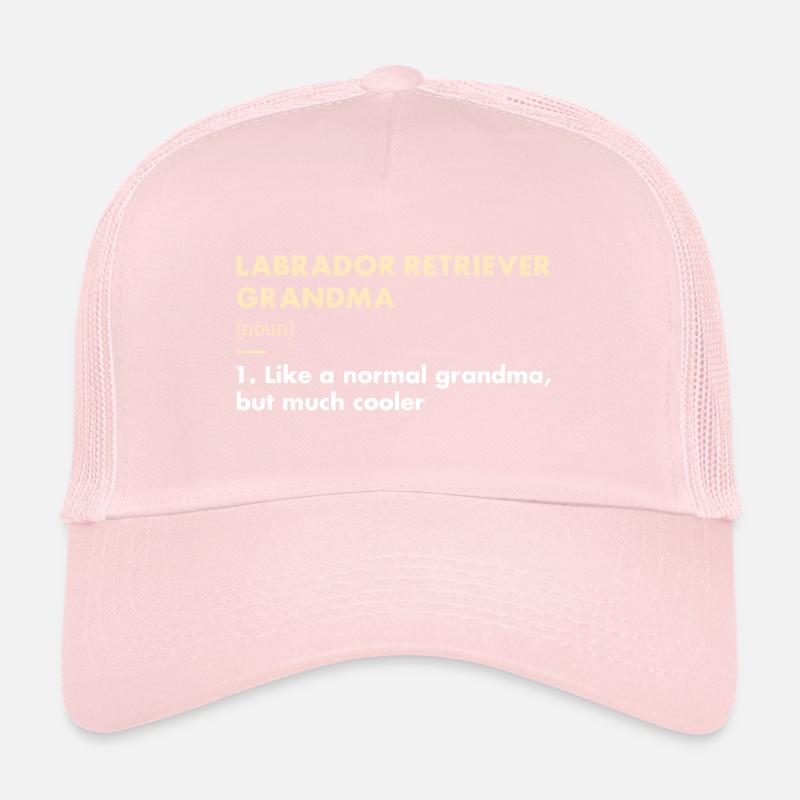 Labrador Retriever Grandma définition Casquette trucker 