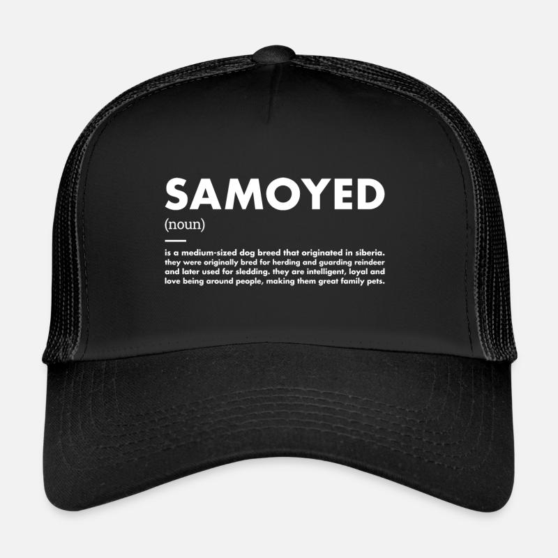 Définition du Samoyède Casquette trucker 