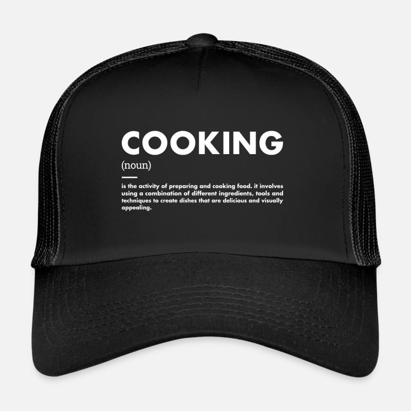 Cook Definition Cooking Trucker Cap