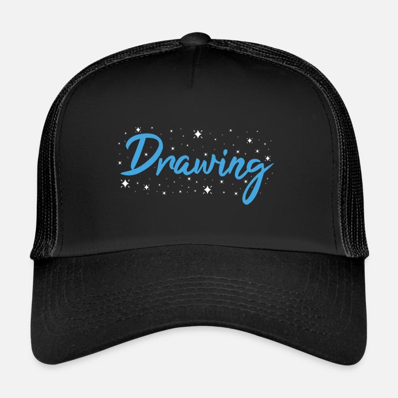 Dessin de tiroir Casquette trucker 