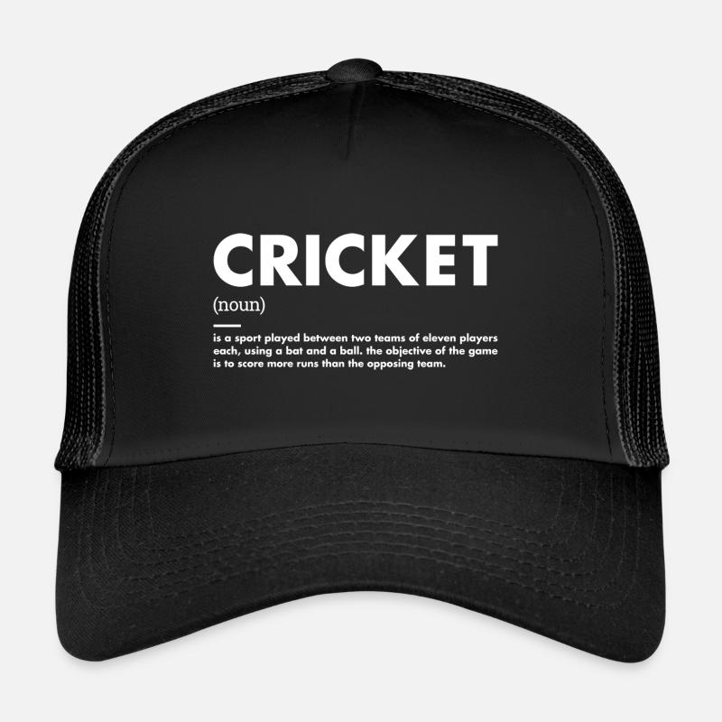 Sport Définition Cricket Casquette trucker 