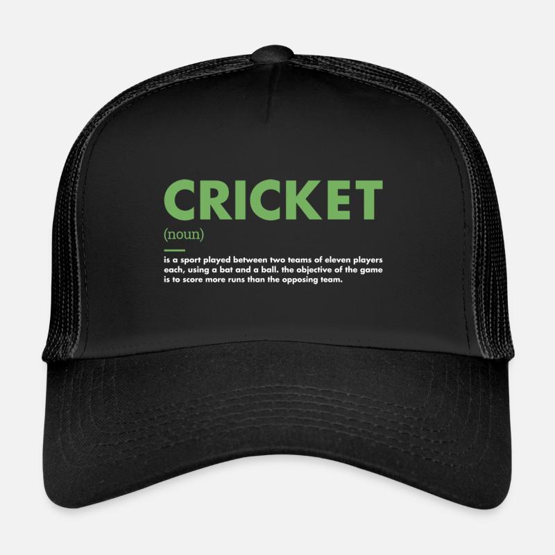 Sport Définition Cricket Casquette trucker 