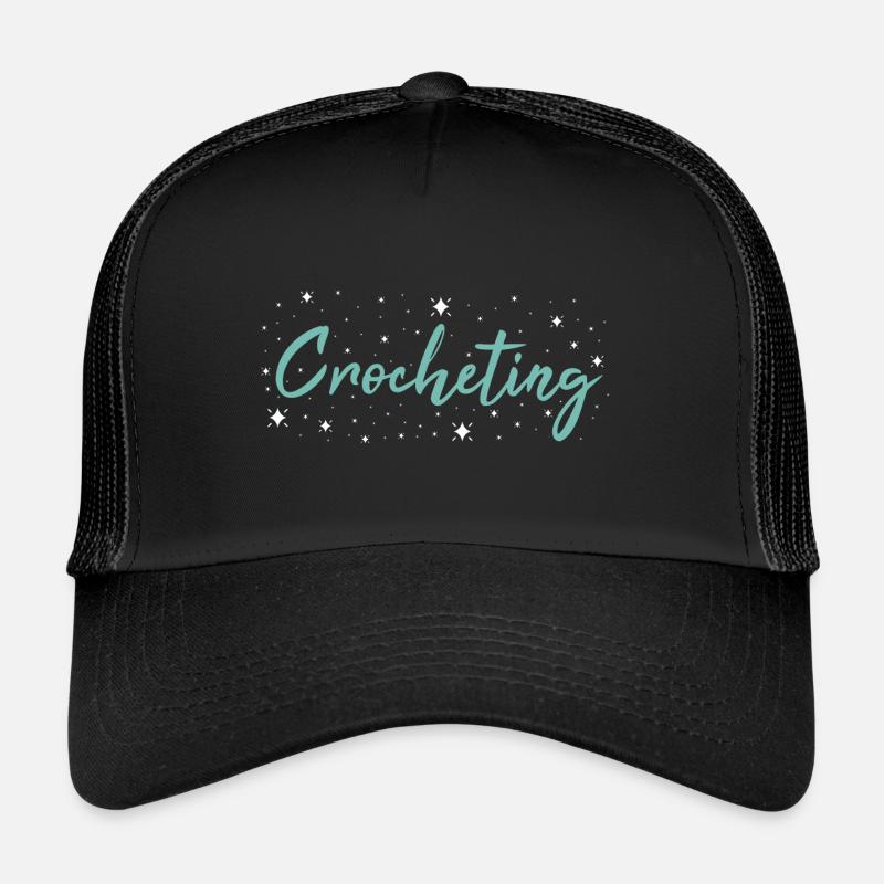 Crochet Crochet - Casquette trucker - noir/noir