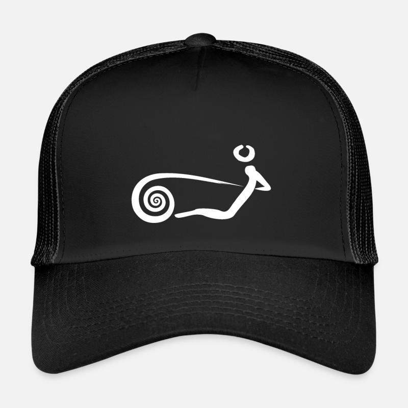 Rudergerät Trance 2 - Trucker Cap - Schwarz/Schwarz