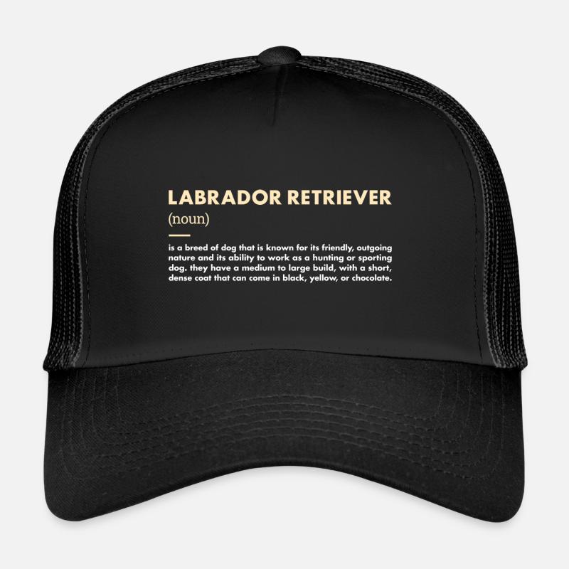 Définition du Labrador Retriever Casquette trucker 