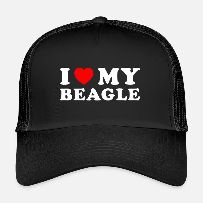 J’aime mon beagle Casquette trucker 