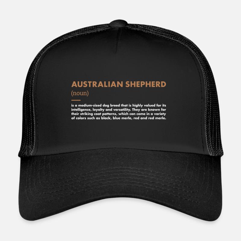 Dog Aussie Definition Trucker Cap
