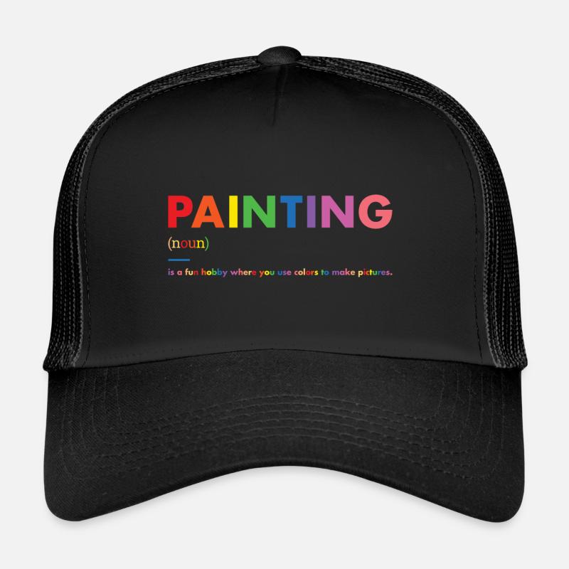 Painter Definition Painting Trucker Cap