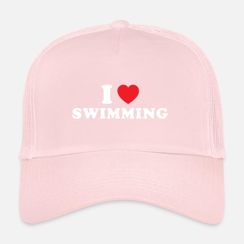 Sport J’aime la natation Casquette trucker 