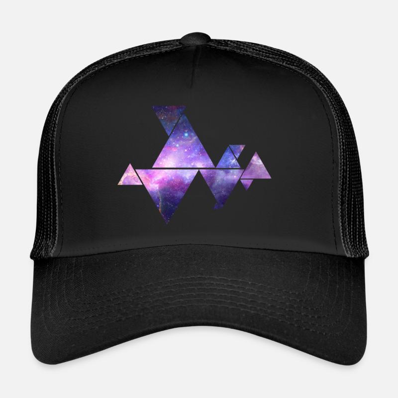 Facettes triangle Galaxy Casquette trucker 