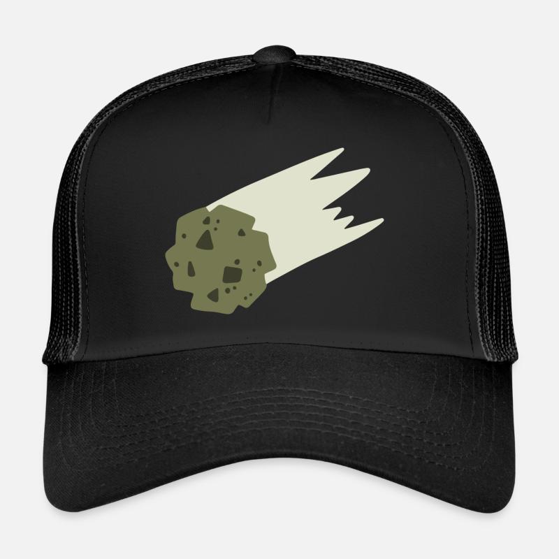 Komet - Trucker Cap - Schwarz/Schwarz