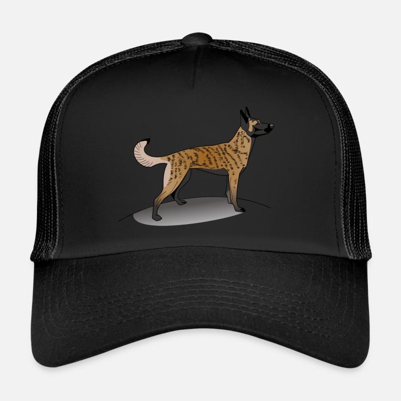 Brindle Dutch Shepherd Trucker Cap