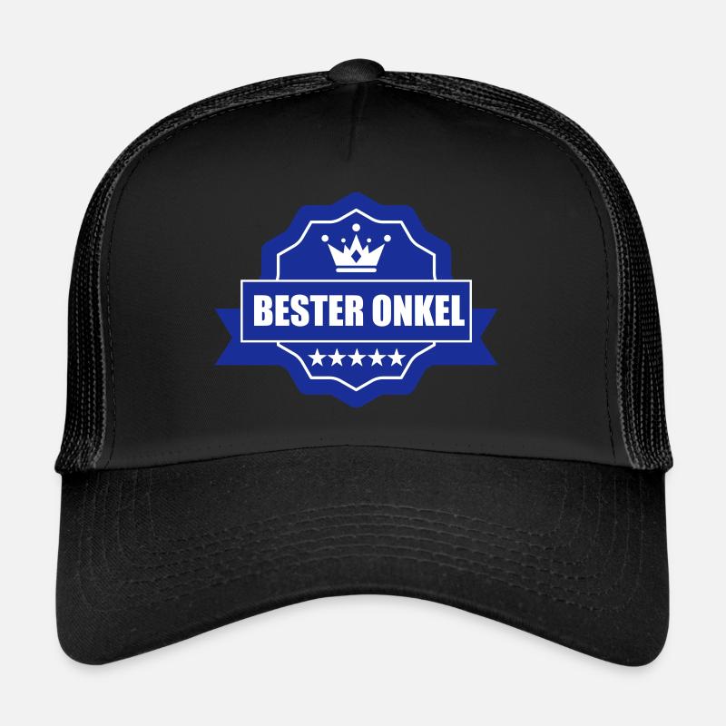 best uncle - Trucker Cap - black/black