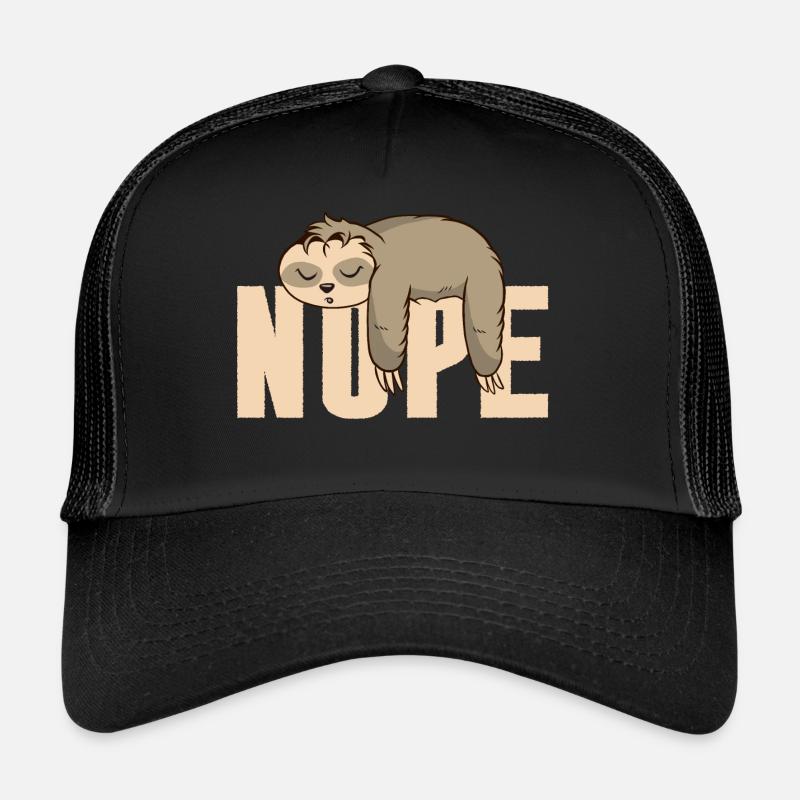 Nope Sloth Trucker Cap