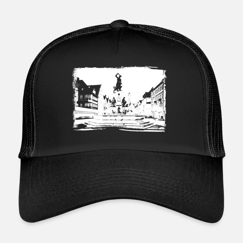 Fontaine d'Hercule Augsbourg Casquette trucker 